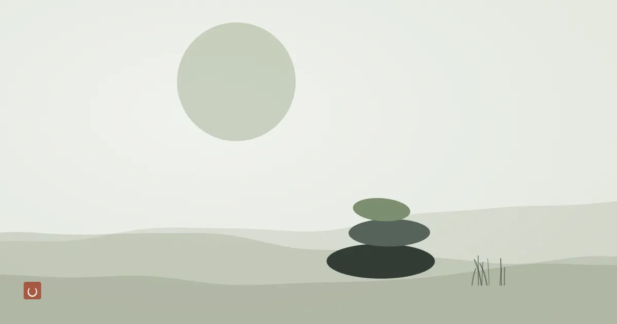 Abstract ink wash illustration of a single glossy oval of color on pale paper, representing non toxic nail polish