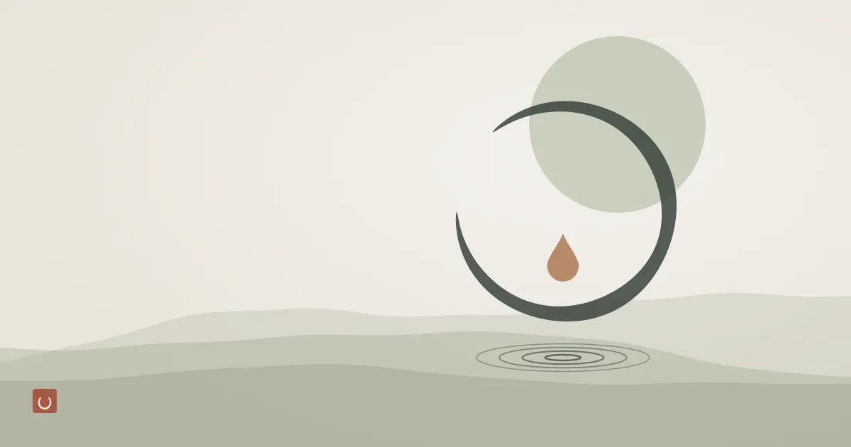 Abstract ink wash illustration of a thin glassy layer lifting off a curl of dark ink, representing silicone free hair care